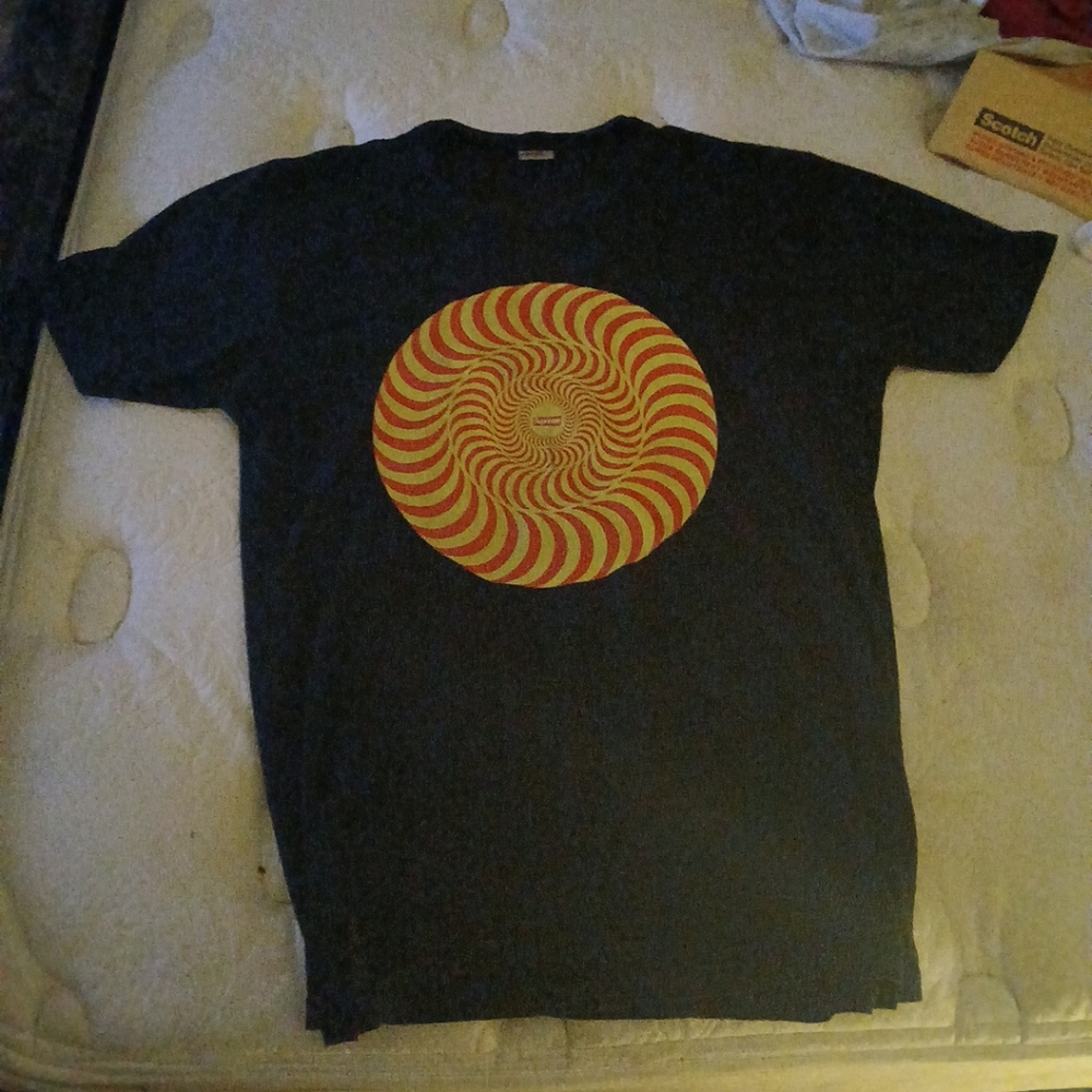 Supreme x Spitfire Classic The End Swirl Black  Shirt